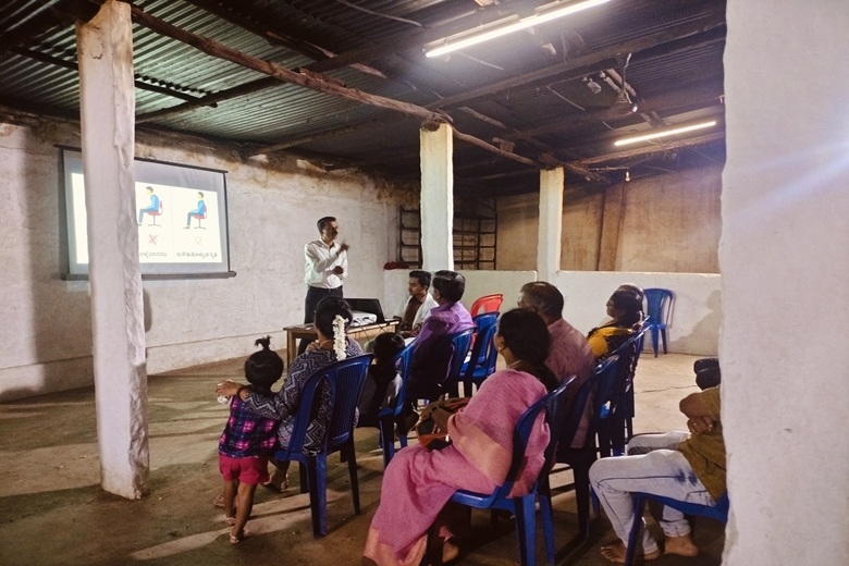 Mata visit-Local camp